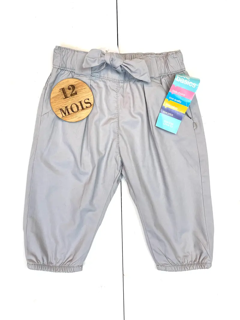 Pantalon doublé, gris, Obaïbi