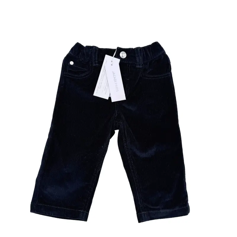 Pantalon en velours bleu marine — 6 mois