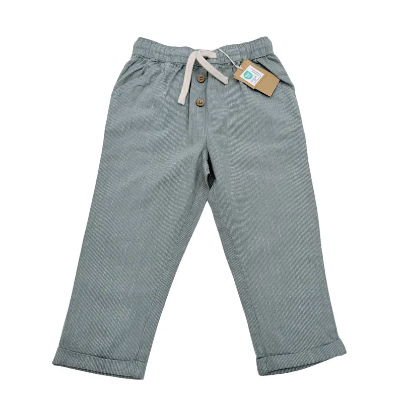 Pantalon vert sauge – 24 mois
