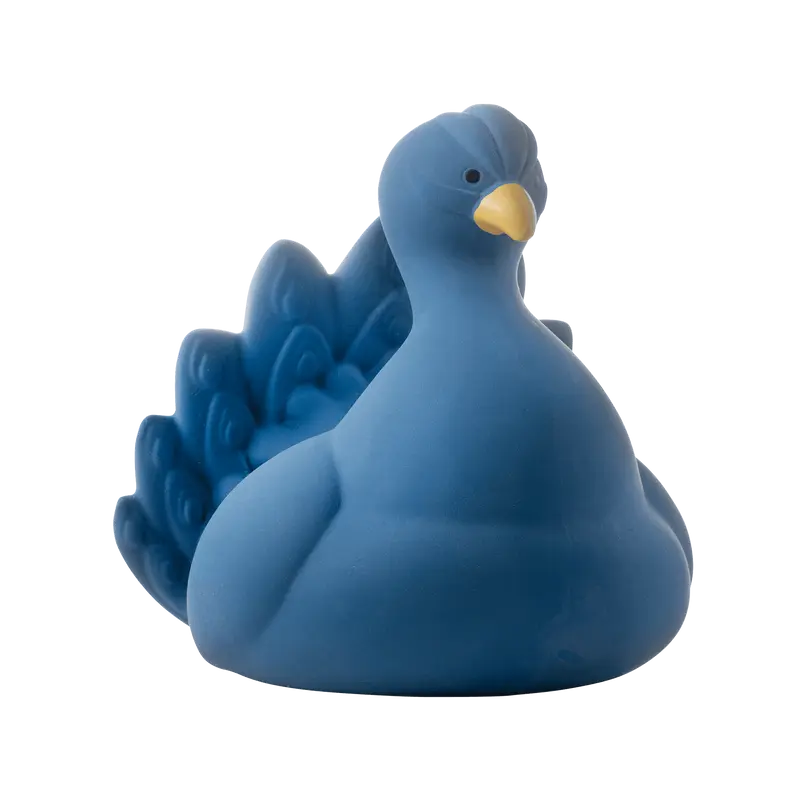 Paon de bain Bleu