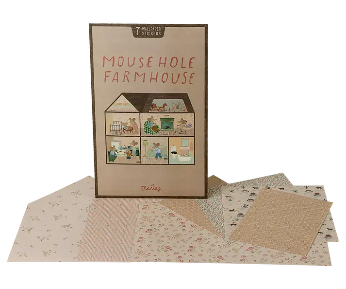 Papier peint autocollant, maison Farmhouse, 7 pcs