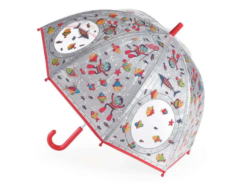 Parapluie enfant sous-marin à hublots