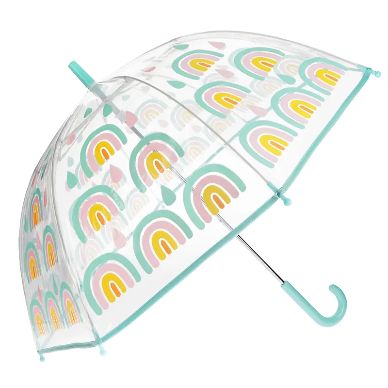 Parapluie transparent Arc-en-ciel