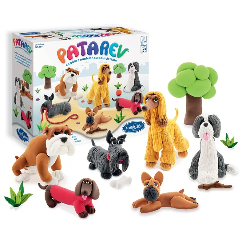 Patarev - Kit pâte à modeler Chiens
