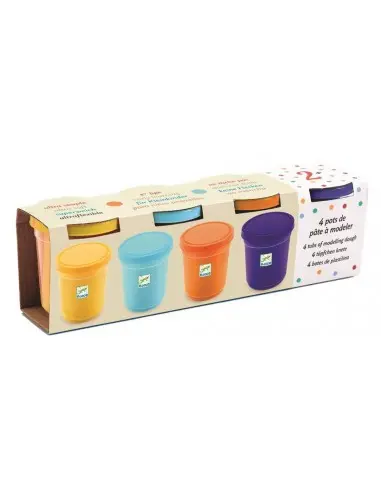 Pâte à modeler Nature - 4 pots dès 18 mois