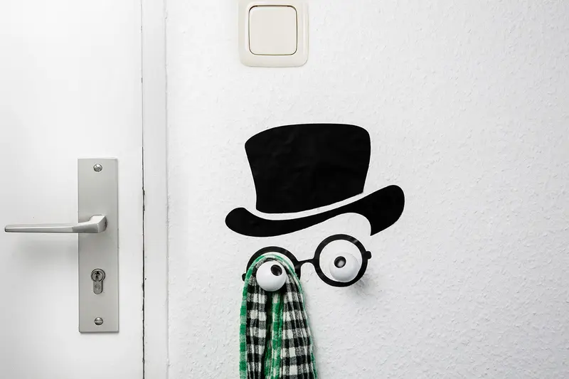 Patère murale Hooklys Mister Hookly - env. 26 × 28 cm