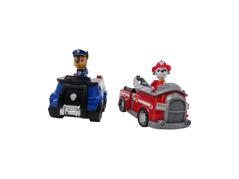 Pat'Patrouille - Figurines Marcus et Chase et véhicules