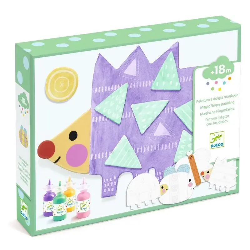 Peinture à doigts magique - Petites formes