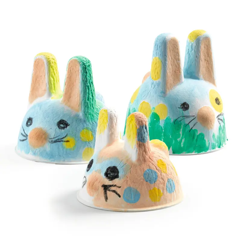 Peinture à doigts Trio lapins