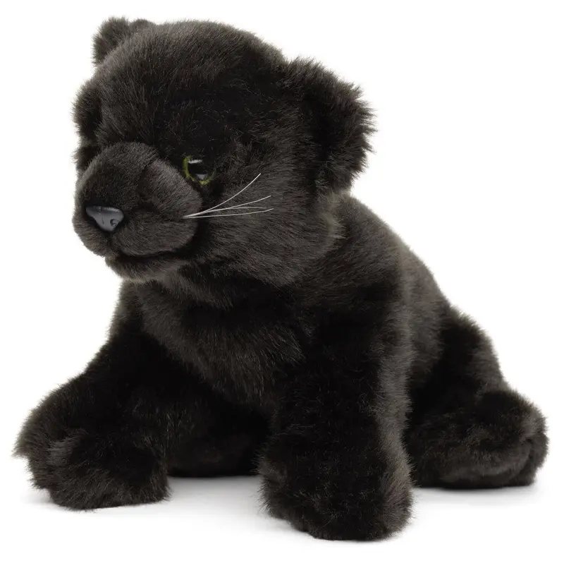 Peluche Bébé Panthère Noire Assis