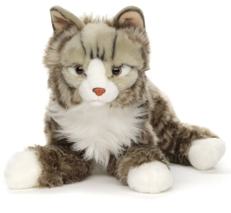 Peluche Chat des forêts norvégiennes - Fabriqué à la main