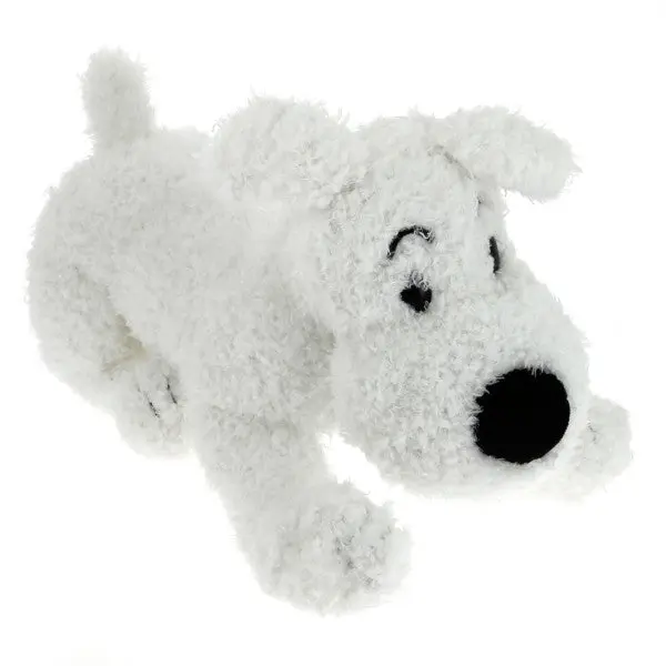 Peluche Milou couché 37 cm