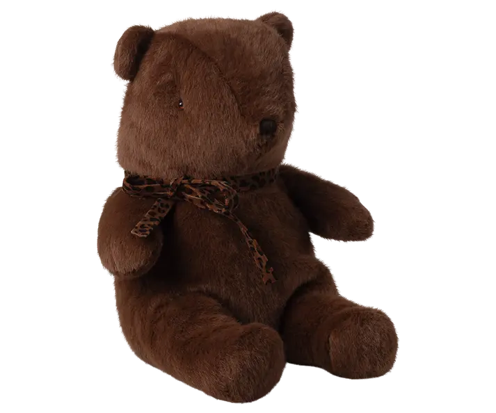 Peluche ours Teddy bear, Medium - Marron chocolat