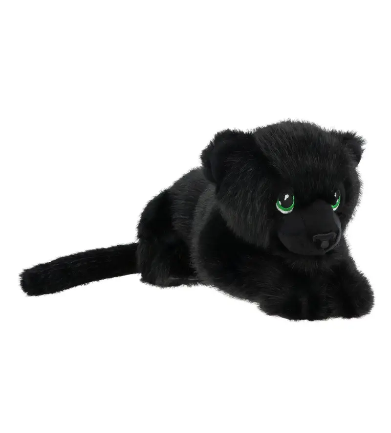 Peluche panthère noire Keeleco 25 cm