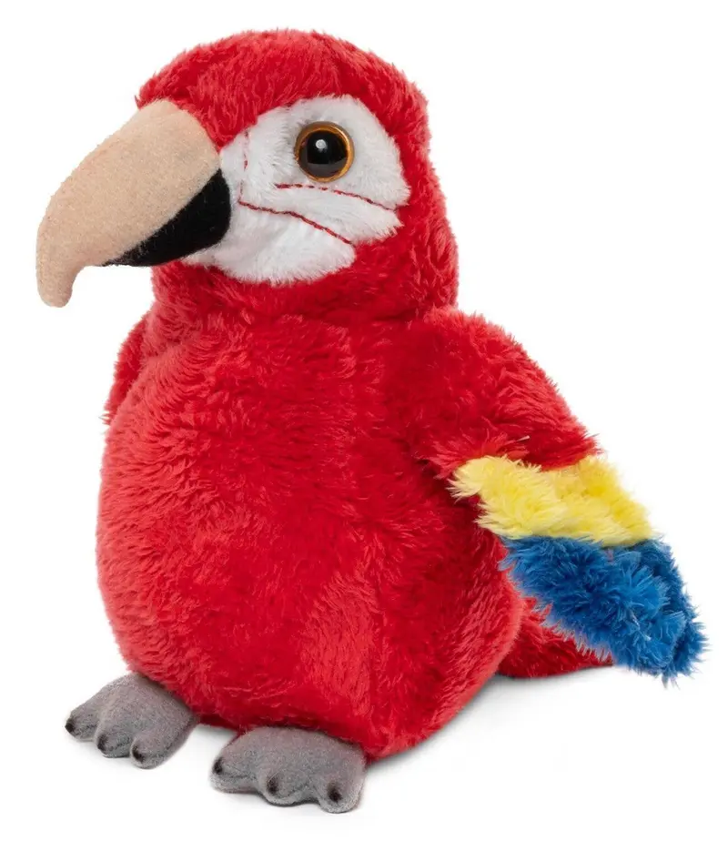 Peluche Perroquet Rouge