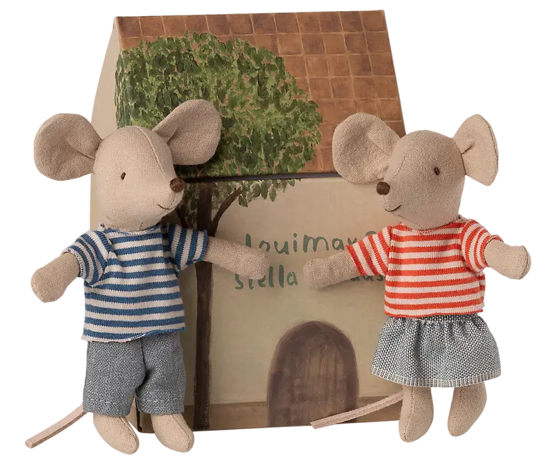 Peluche souris LouiMax et Stella