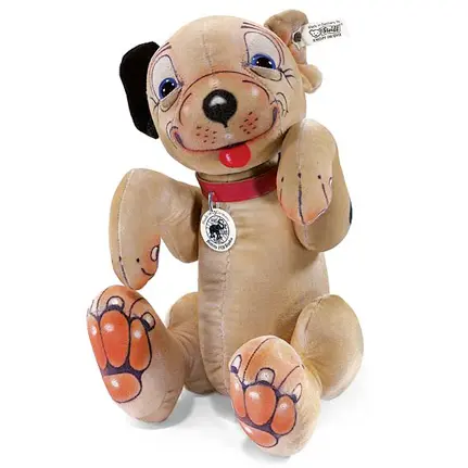 Peluche Steiff Bonzo réplique 1927 en mohair