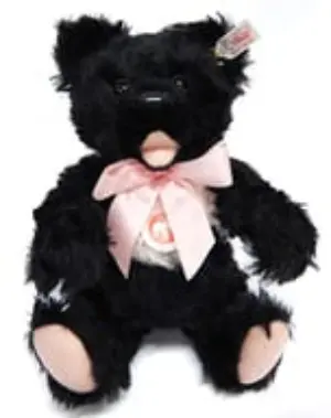 Peluche Steiff Ours en mohair Zotty noir - Collection
