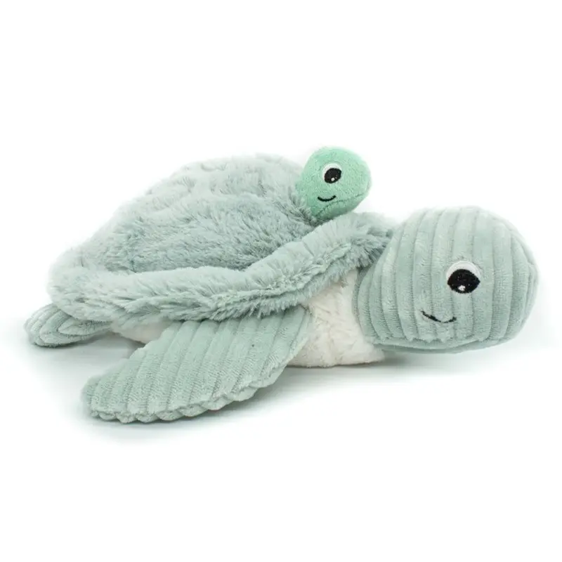 Peluche tortue Sauvenou maman et son bébé menthe - Les Ptipotos