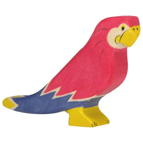 Perroquet - Figurine bois