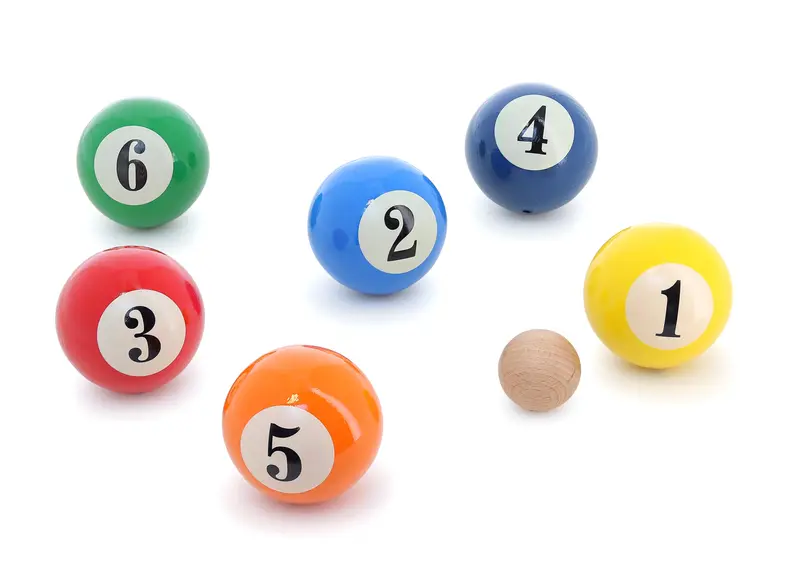 Pétanque boules billard