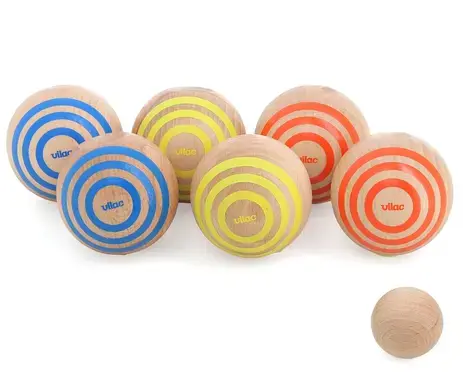 Pétanque Stripes en bois