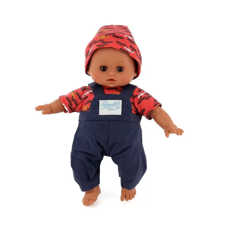 Petit câlin Oscar avec 3 habillages en valisette