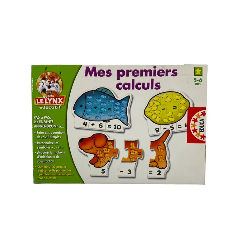 Petit le lynx -  Mes premiers calculs