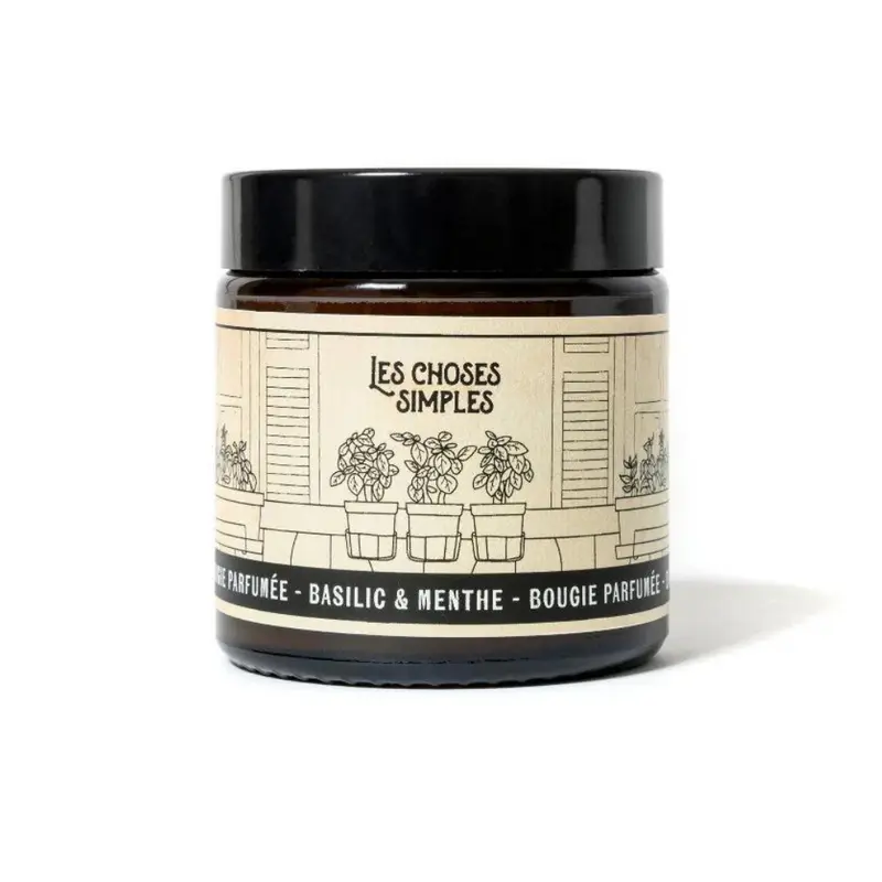 Petite Bougie Basilic & Menthe - Les Choses Simples