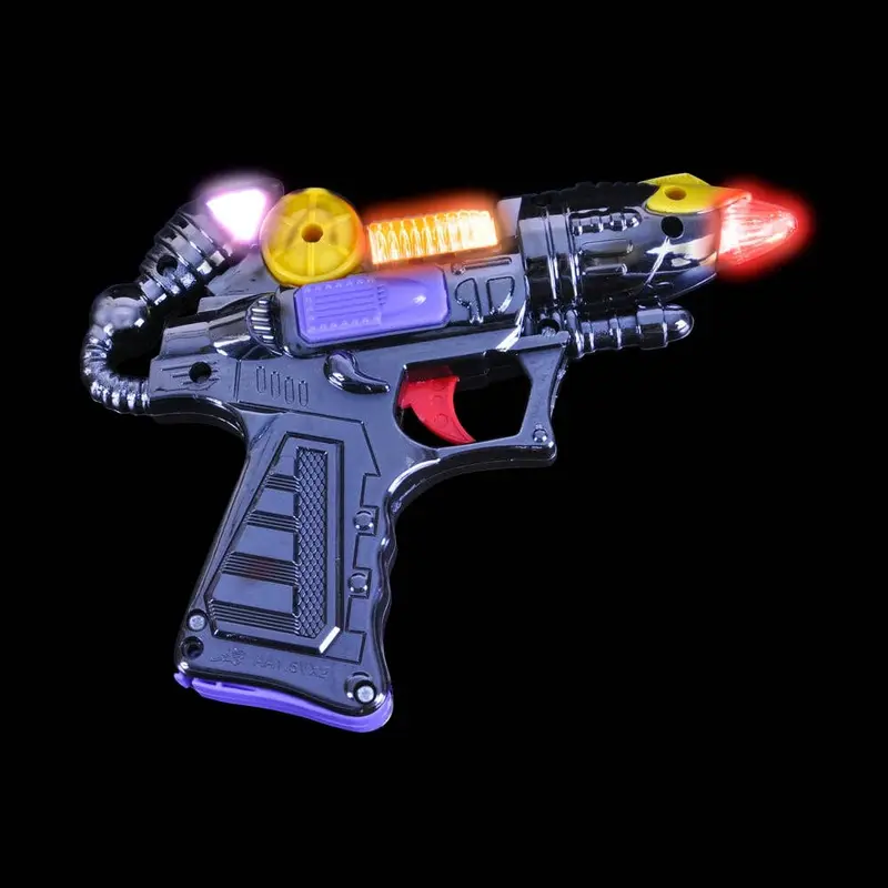Pistolet jouet enfant lumineux et sonore - piles incluses