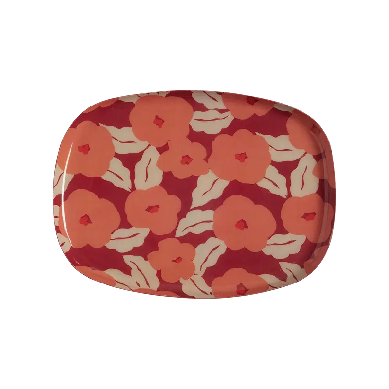 Plateau Coffee 25 cm Chunni Bordeaux - Bonheur du Jour