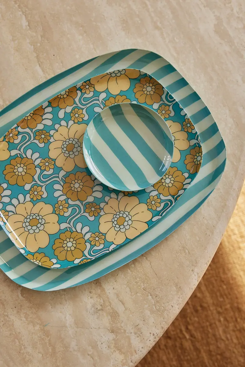 Plateau Coffee 25 cm Pravar Emeraude - Bonheur du Jour