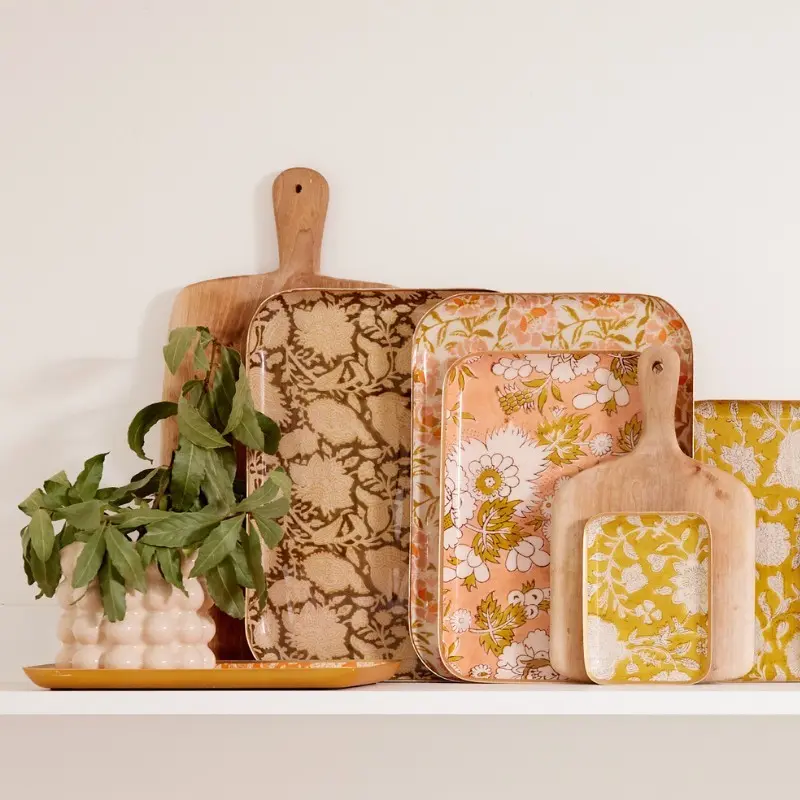Plateau Guest Petunia Pink - Bonheur du Jour