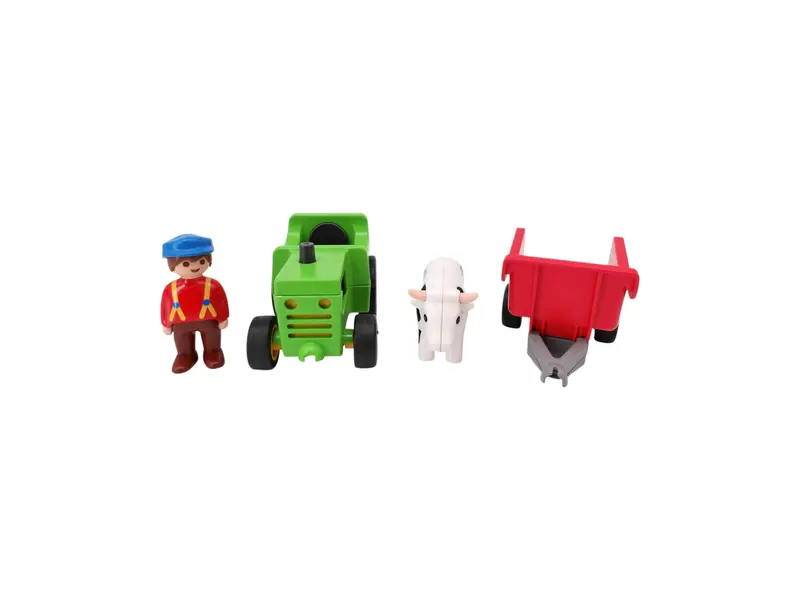Playmobil 1.2.3. - Tracteur et remorque - Set 6715