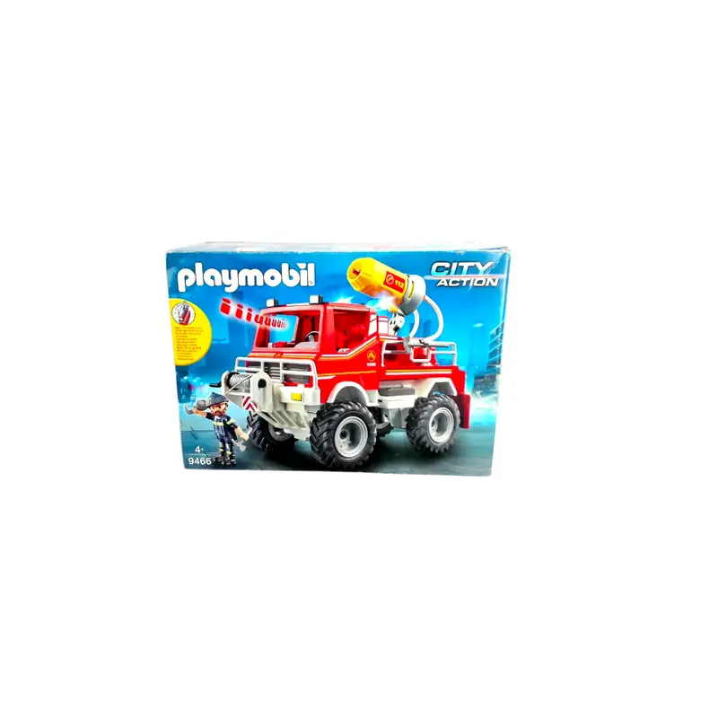 Playmobil - Camion de pompiers 4x4 avec lance-eau - 9466
