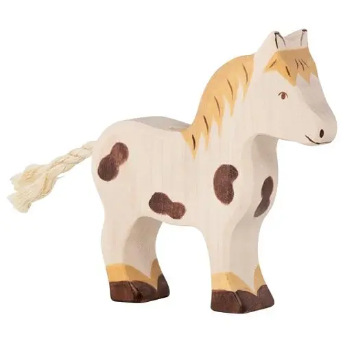 Poney - Figurine bois
