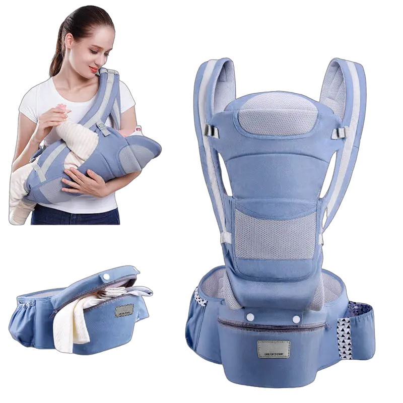 Porte-Bébé Ergonomique Évolutif 15 Positions – 0-36 mois
