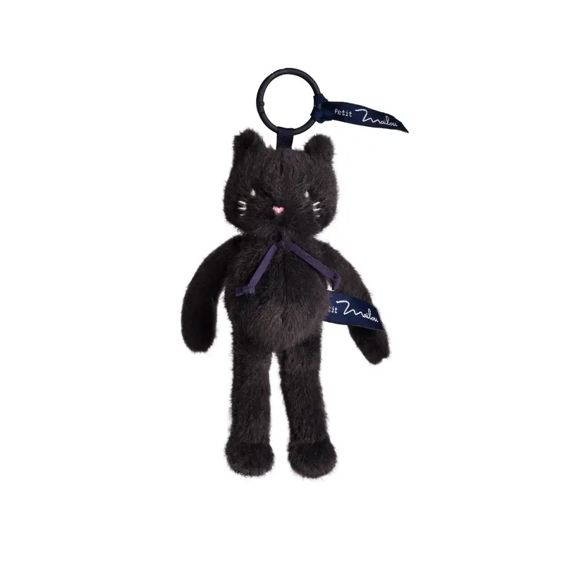 Porte-clé Chat - Noir anthracite