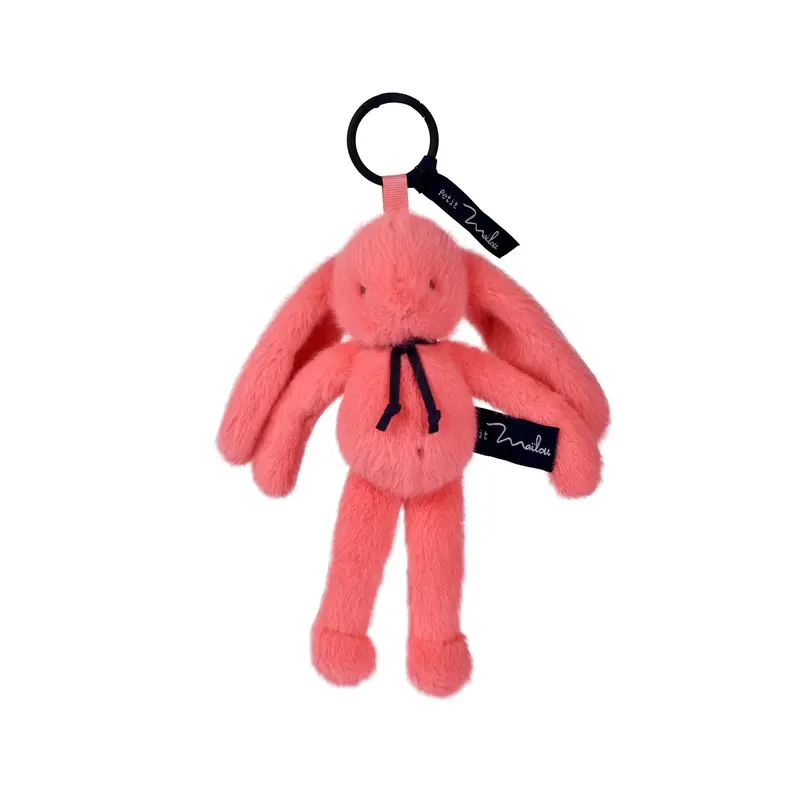 Porte-clé Lapin - Corail acidulé