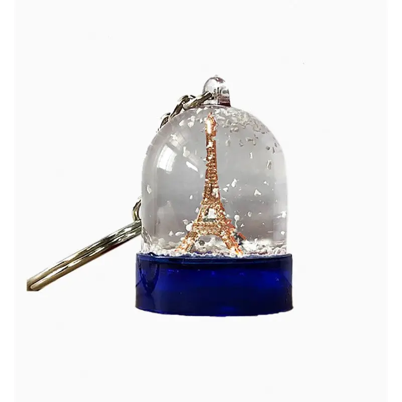 Porte-clés boule neige Tour Eiffel