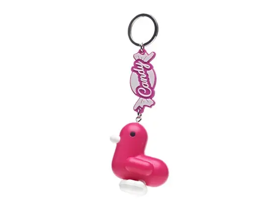 Porte-clés Canard Fuchsia Candy
