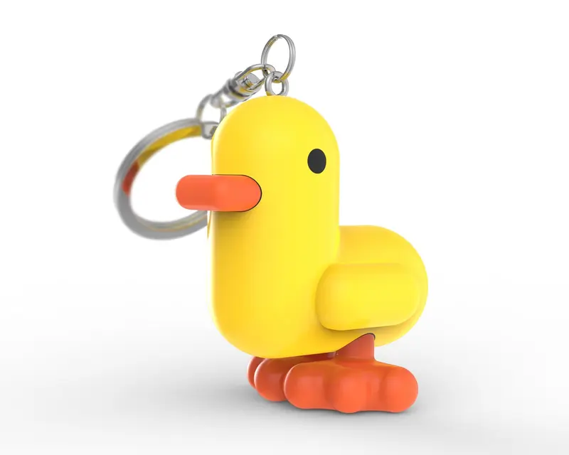 Porte-clés Canard Jaune CMYK