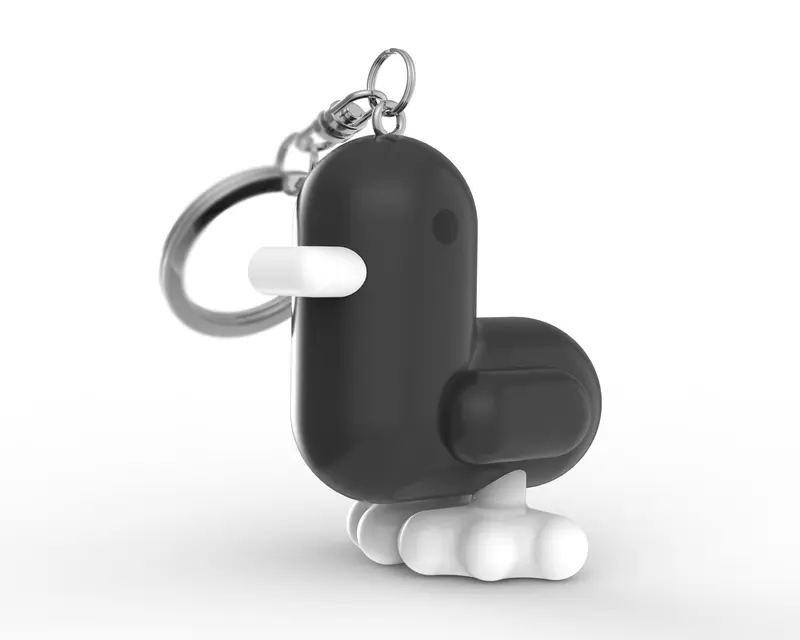 Porte-clés Canard Noir CMYK