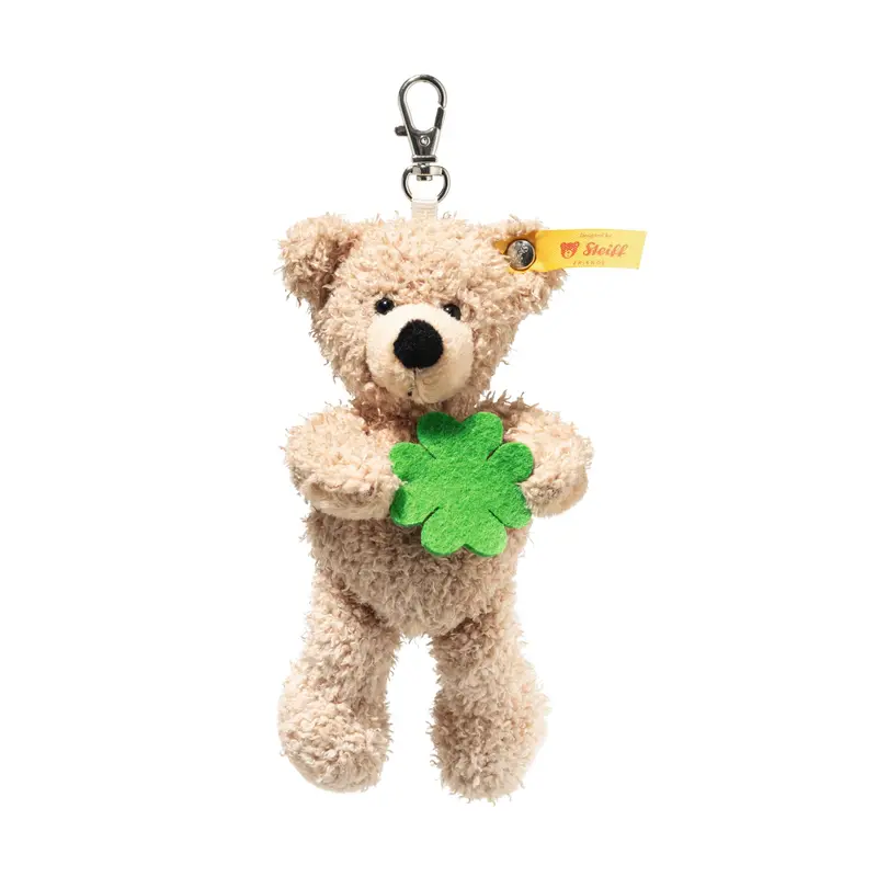 Porte-clés Steiff Ours Fynn - Trèfle porte-bonheur