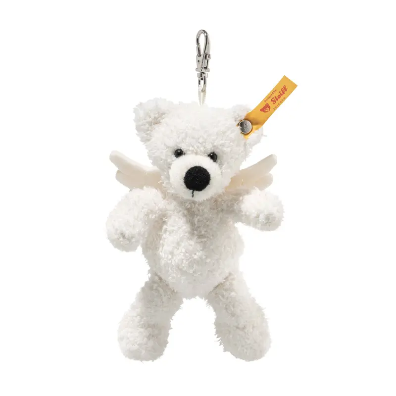 Porte-clés Steiff - Peluche ours blanc ange gardien Lotte