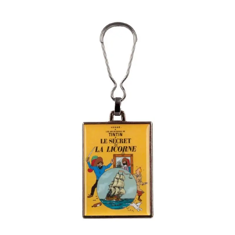 Porte-clés Tintin métal -Le Secret de la Licorne
