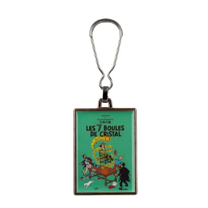 Porte-clés Tintin métal - Les 7 Boules de cristal