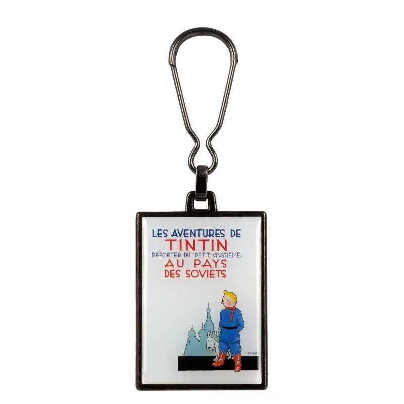 Porte-clés Tintin métal - Tintin au pays des Soviets