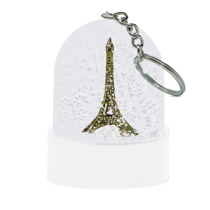 Porte clés Tour Eiffel Blanc