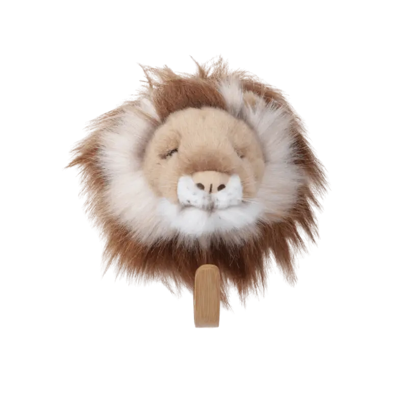 Porte-manteau peluche lion